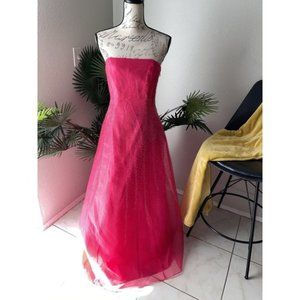Morgan And Co. Strapless Floor-length Bridesmaid